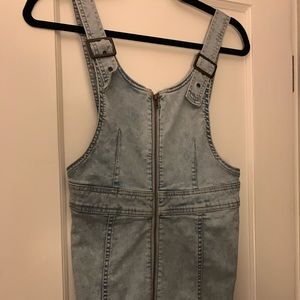 Free people overall denim dress